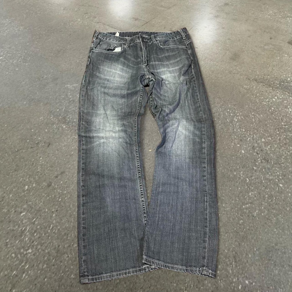 Buffalo David Bitton Driven-X Basic Bootcut Jeans Mens 36x32 Blue Y2K